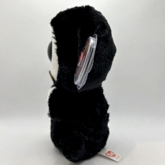 Ty Beanie Boos Collection HTF Halloween Theme Grimm the Ghost Ghoul Plush - Picture 3 of 6